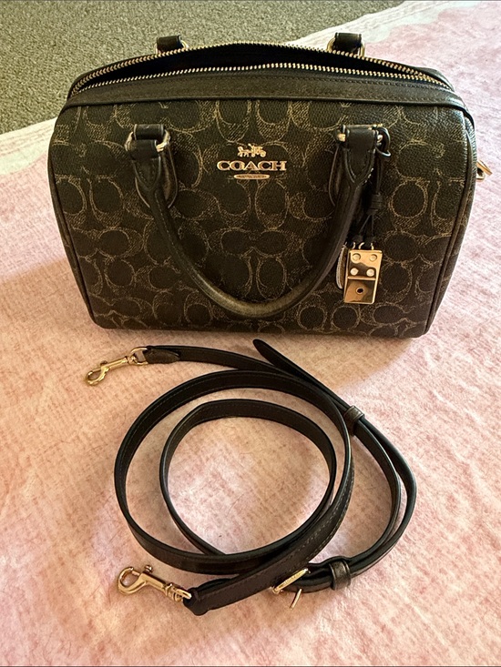 Coach Handbags - Coach Rowan Loved Signature Canvas